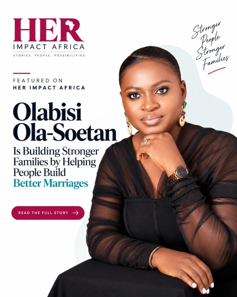 Olabisi Ola-Soetan Is Building Stronger Families by Helping People Build Better Marriages Olabisi Ola-Soetan